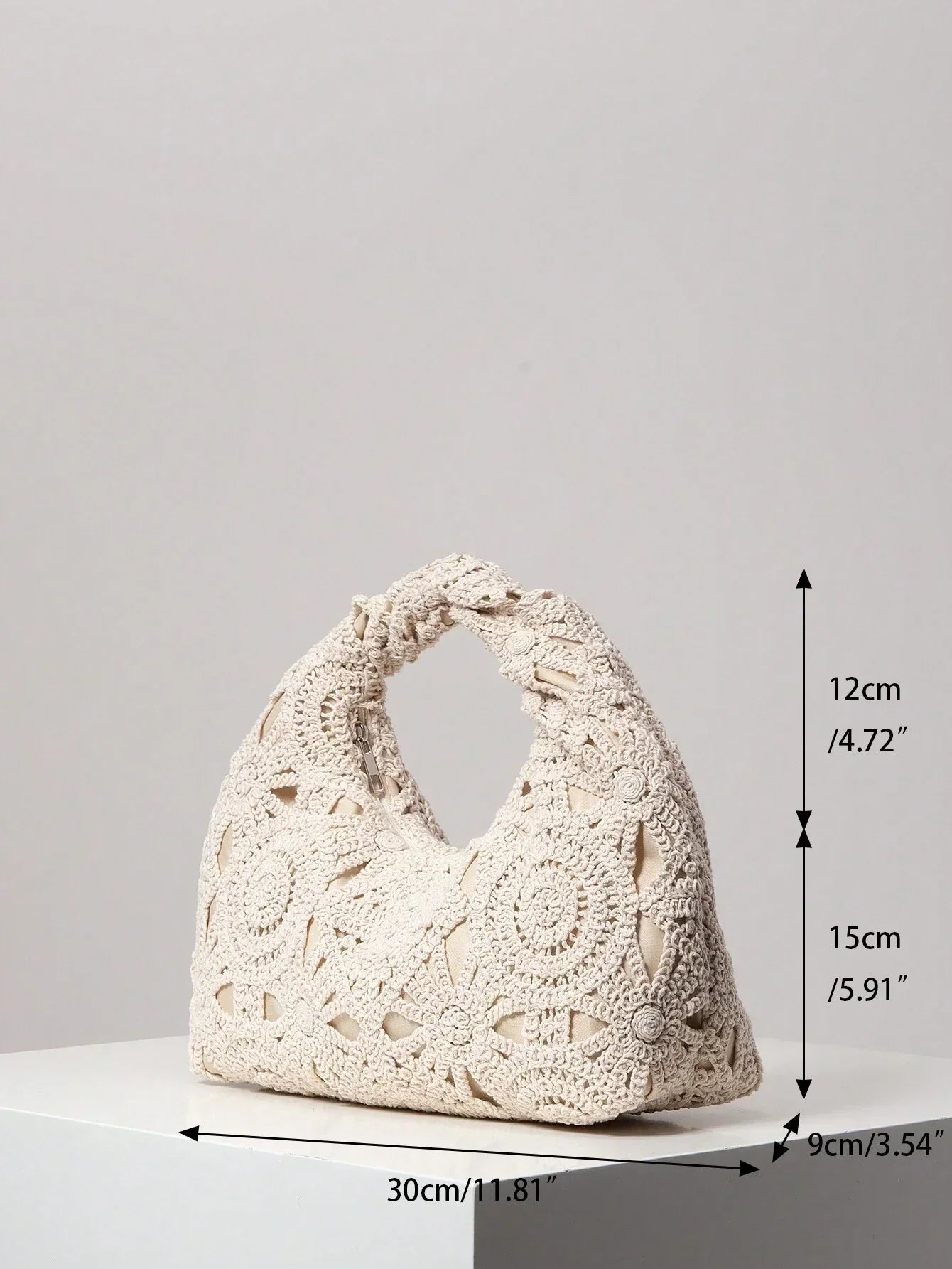 Bohemian Straw Handbag Woven Summer Beach Tote Bag