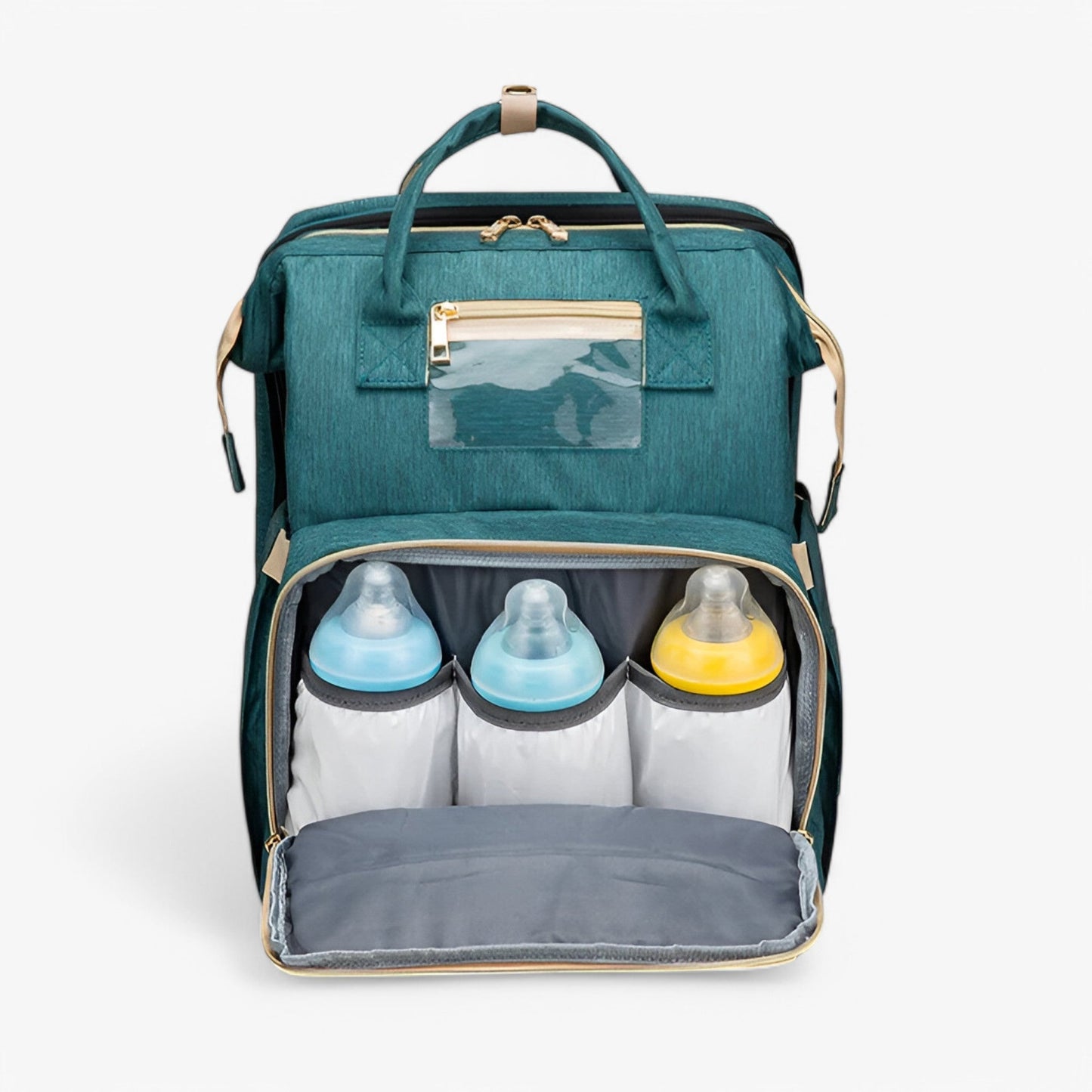 Expandable Baby Diaper Bag Travel Cot Backpack