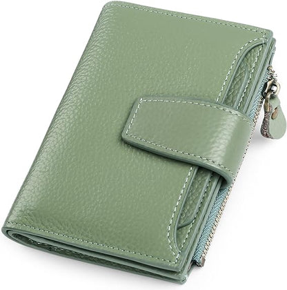 Compact RFID Wallet with 14 Card Slots and Cash Storage