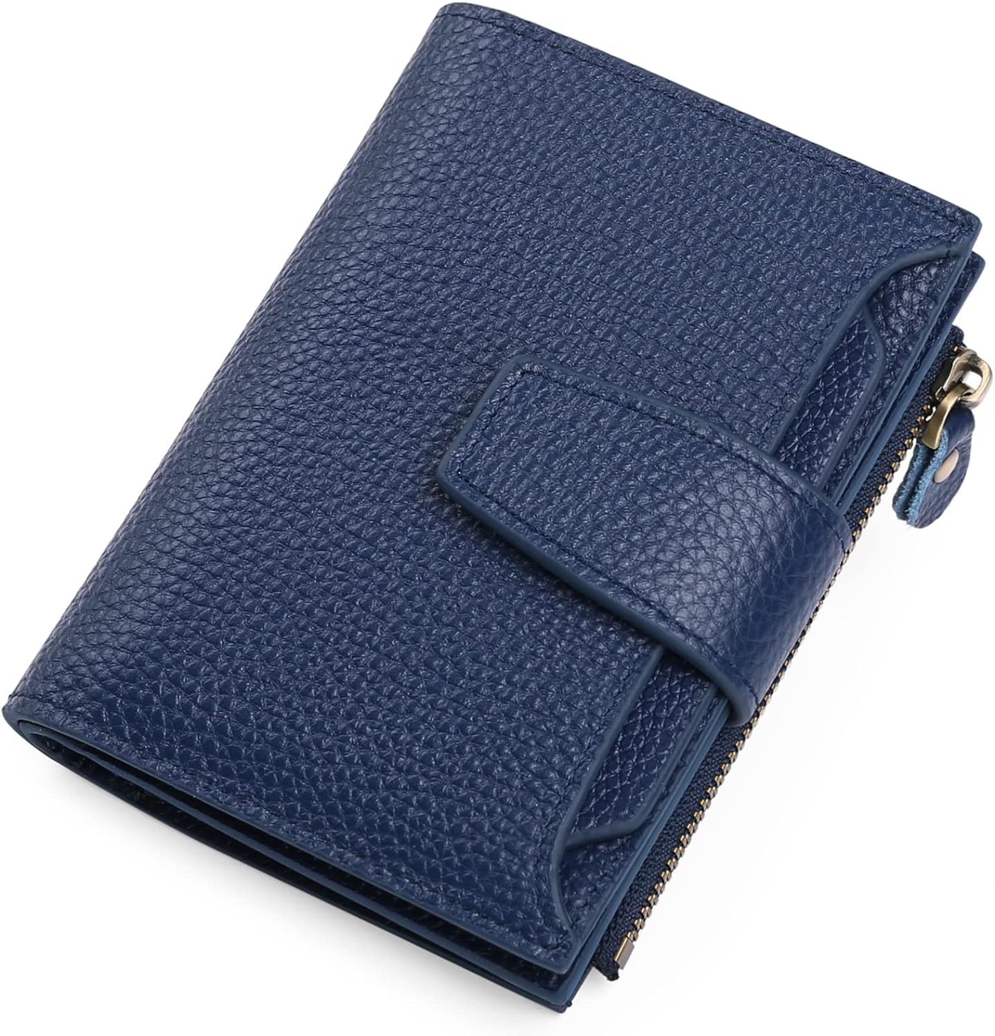 Compact RFID Wallet with 14 Card Slots and Cash Storage