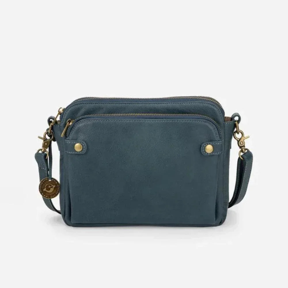Lilly Leather Crossbody Shoulder Bag Adjustable Elegant Everyday Purse
