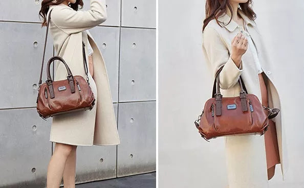 Premium Leather Crossbody Handbag for Everyday Use