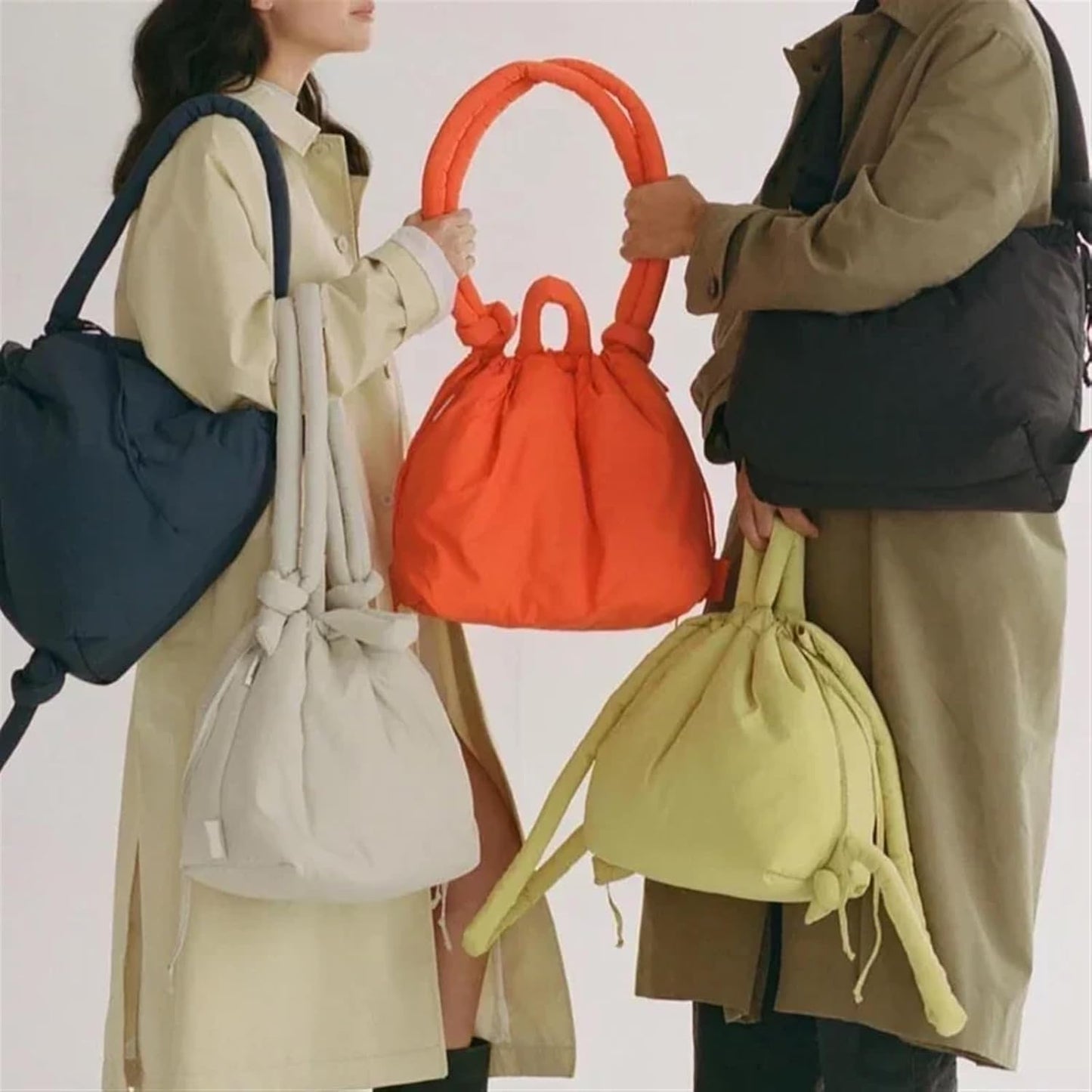 Puffer Handbag Large Capacity Quilted Shoulder Crossbody Bag