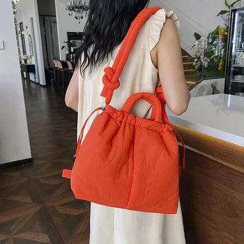 Puffer Handbag Large Capacity Quilted Shoulder Crossbody Bag