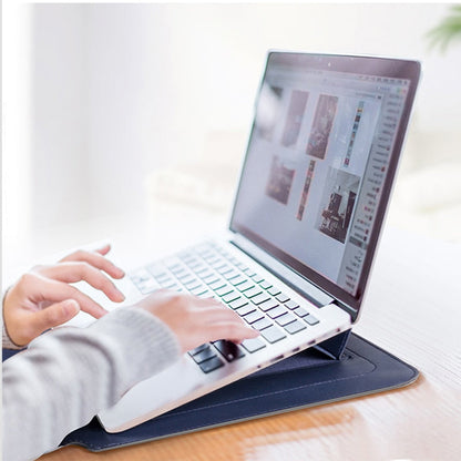 Waterproof Laptop Sleeve Shockproof PU Leather Laptop Case