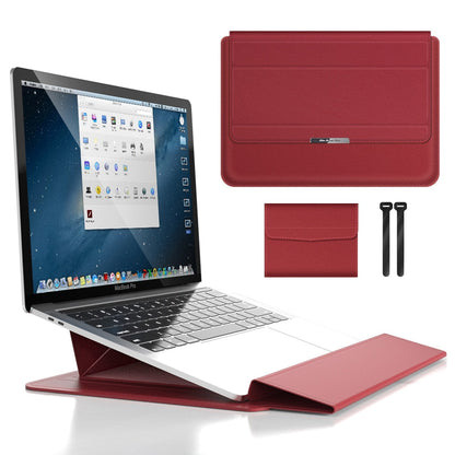 Waterproof Laptop Sleeve Shockproof PU Leather Laptop Case