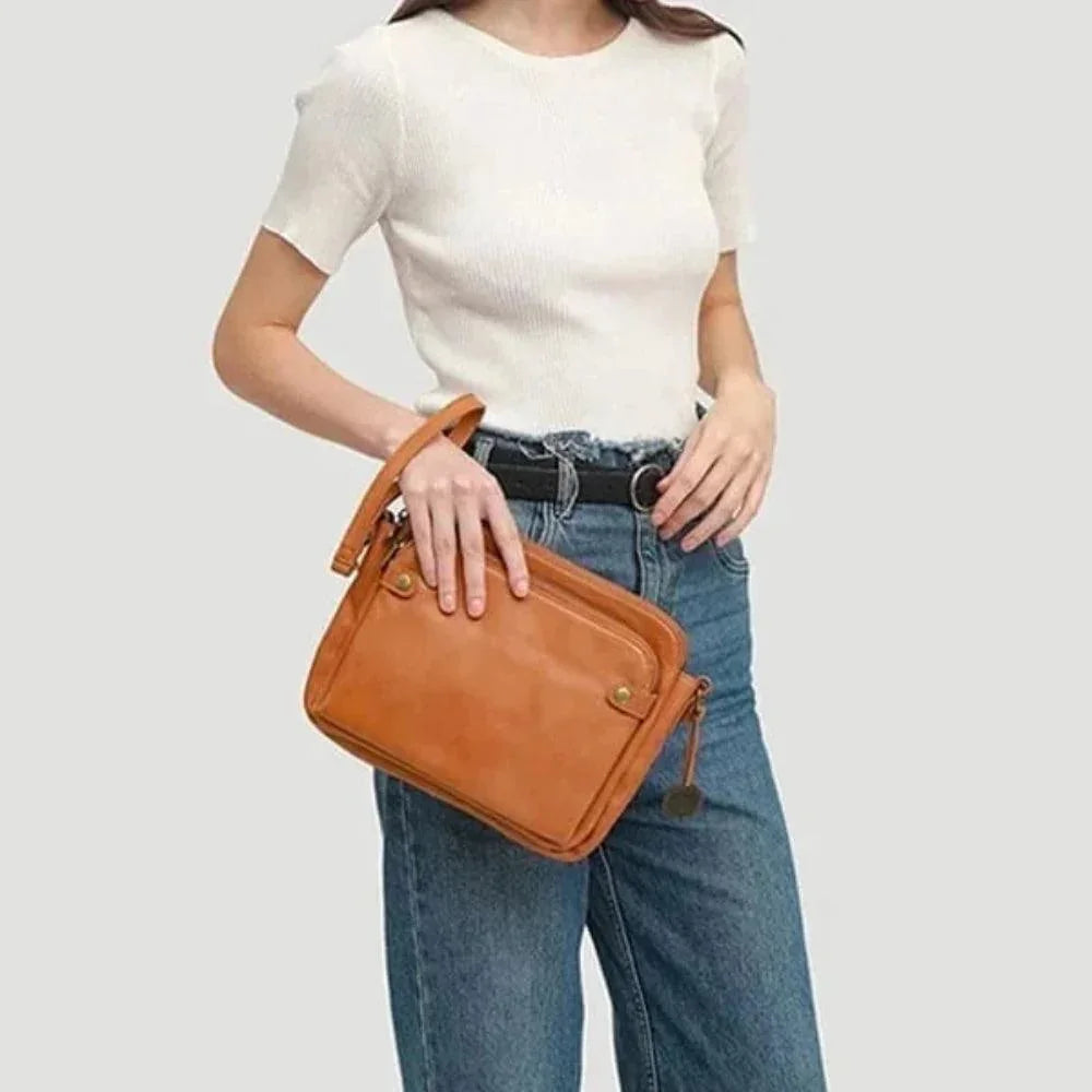 Women's Leather Crossbody Shoulder Bag Adjustable Strap Purse